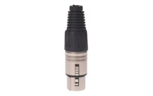 Bemero BC1001NI-F XLR-Stecker 3-Pol XLRf female Stecker, Nickel