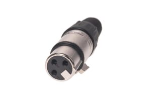 Bemero BC1001NI-F XLR-Stecker 3-Pol XLRf female Stecker, Nickel