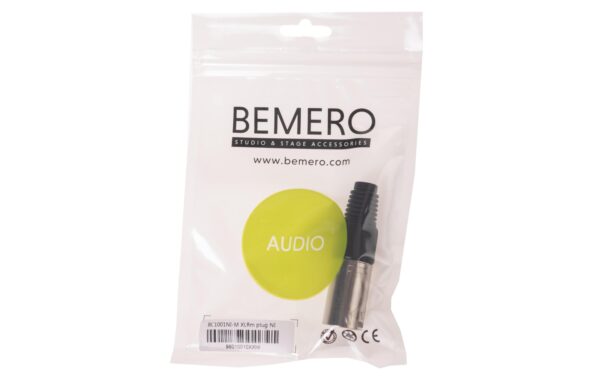889781_4 - Mediatech Bemero BC1001NI-M XLR-Stecker 3-Pol XLRm male Stecker, Nickel