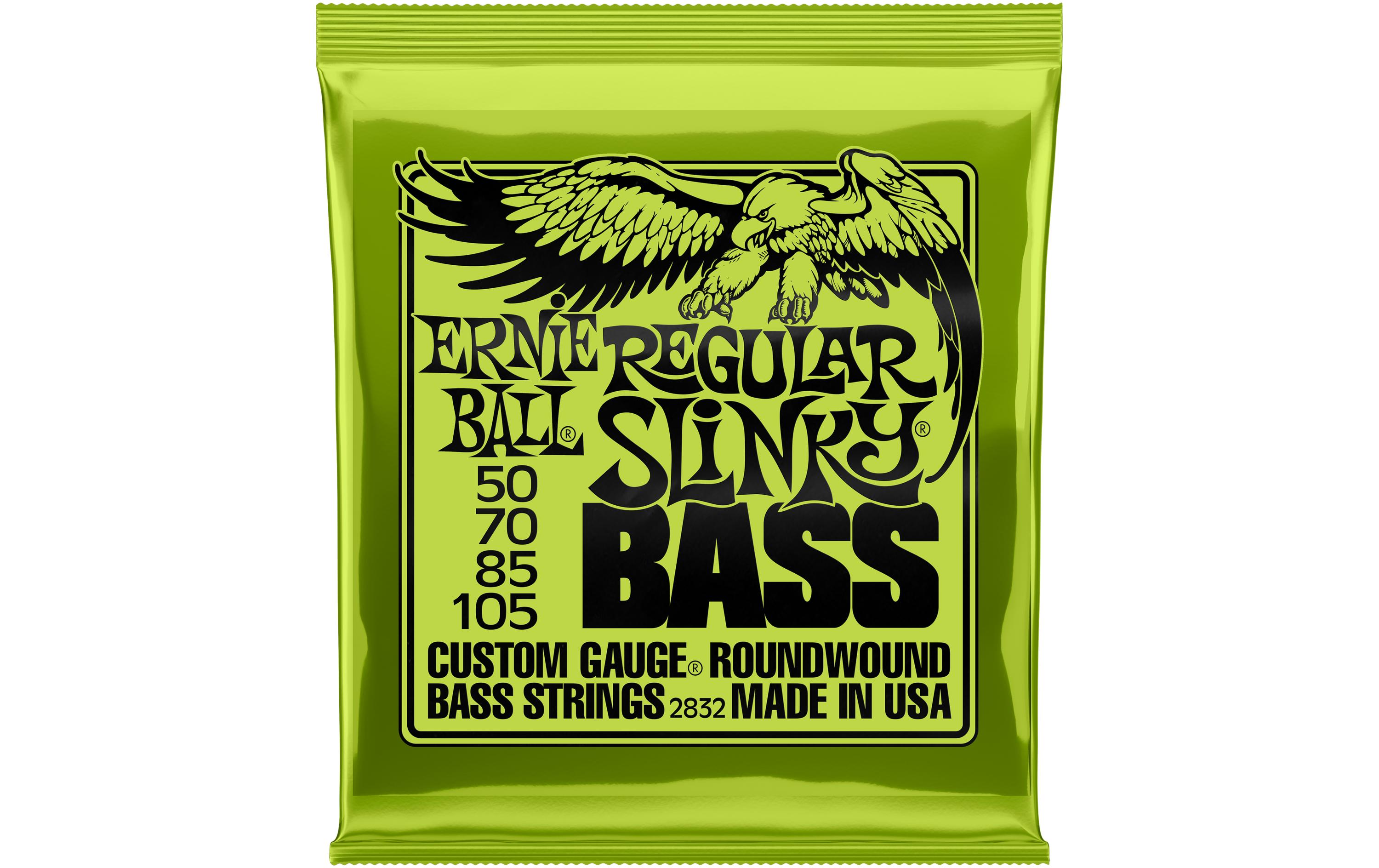 890646 - Mediatech Ernie Ball 2832 Slinky E-Bass Saitensatz, Regular 50-105 kaufen Schweiz | Mediatech.ch