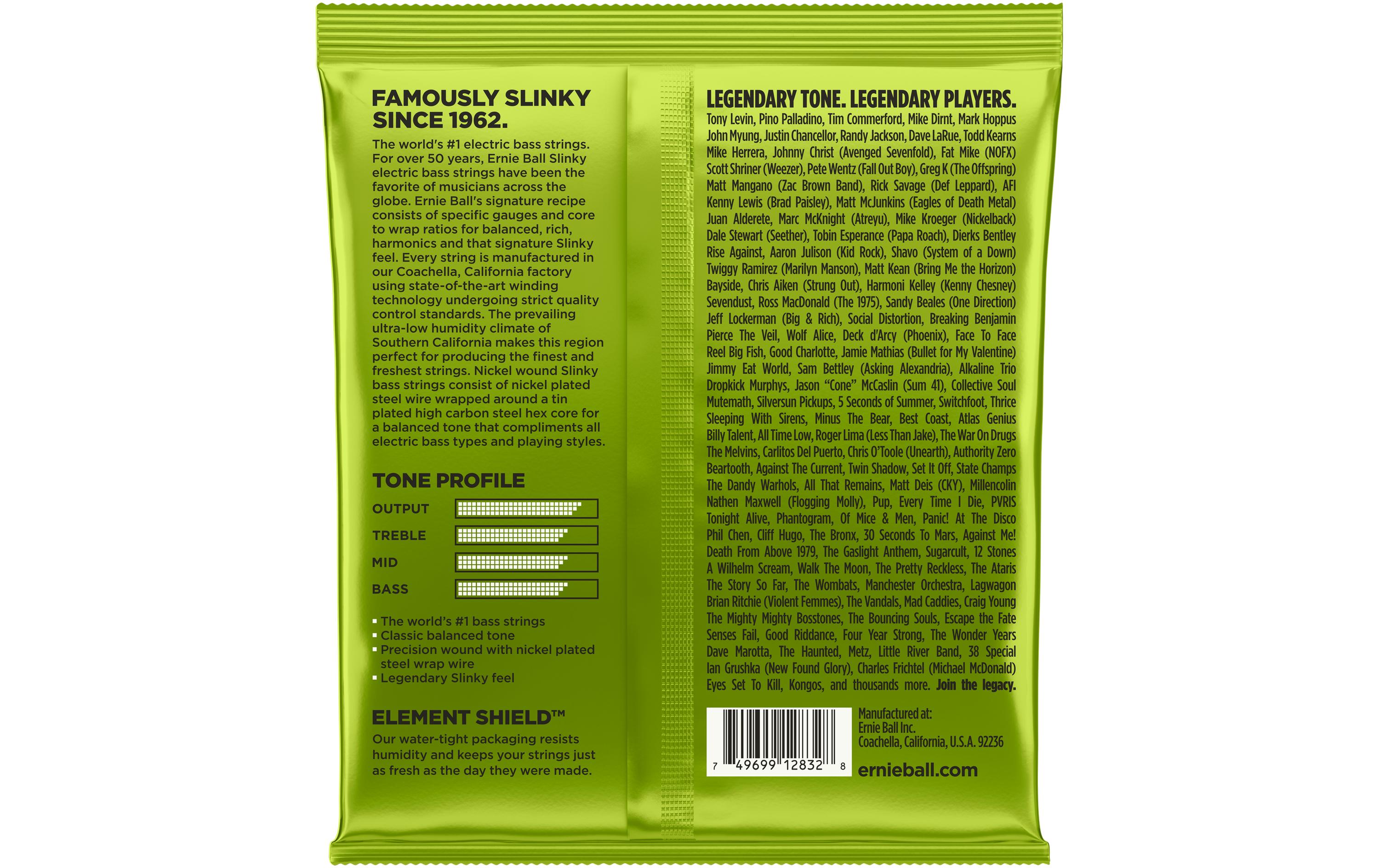 890646_1 - Mediatech Ernie Ball 2832 Slinky E-Bass Saitensatz, Regular 50-105