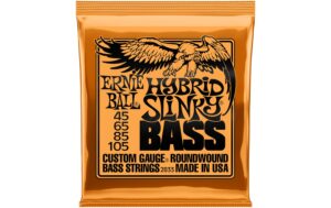 Ernie Ball 2833 Slinky E-Bass Saitensatz, Hybrid 45-105