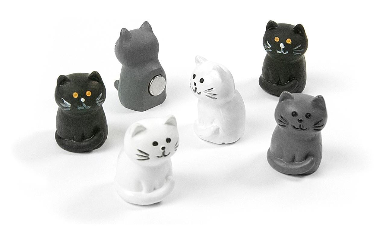 894651 - Mediatech Trendform Magnet Cat 6er Set, weiss, grau, schwarz kaufen Schweiz | Mediatech.ch
