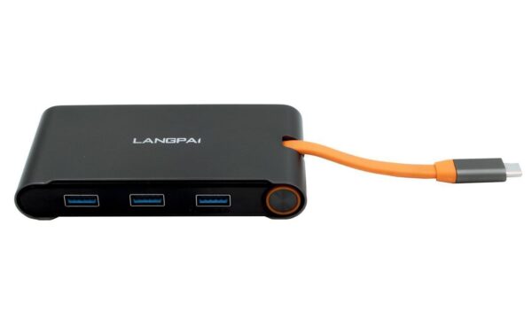 898392_2 - Mediatech EXSYS EX-1220HM, Dockingstation 1x USB-C, 2x USB-A, 1x VGA, 1x HDMI,1x RJ45