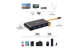 898392_5 - Mediatech EXSYS EX-1220HM, Dockingstation 1x USB-C, 2x USB-A, 1x VGA, 1x HDMI,1x RJ45