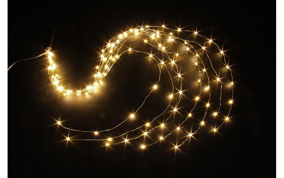 898897 - Mediatech Dameco LED-Angel Hair, 125 LED 125x LED, 100cm warm white kaufen Schweiz | Mediatech.ch