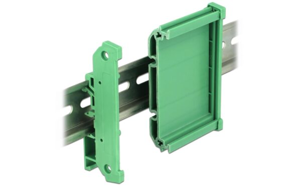 Delock Platinenhalterung, 10 cm für 15 mm oder 35 mm Hutschiene
