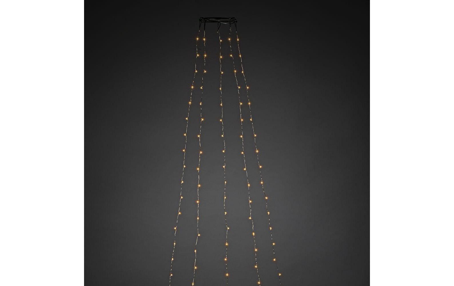 900757 - Mediatech Konstsmide LED Baummantel 300 x Lampen L: 3m, 5 Stränge mit je 60 bernstein LED kaufen Schweiz | Mediatech.ch