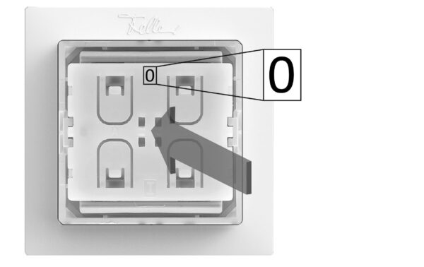 Feller EDIZIOdue Smart Light Control for Philips Hue weiss AP