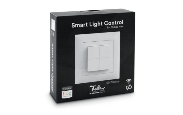 Feller EDIZIOdue Smart Light Control for Philips Hue weiss AP