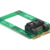 Delock mSATA zu SATA Adapter Betrieb von SATA Geräten an mSATA Anschluss