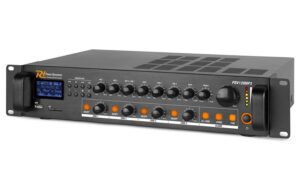 Power Dynamics PDV120MP3 4-Zonen Mischer 120W/100V, Bluetooth, FM, SD-Card, USB