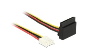 Delock Floppy Buchse - SATA Stromadapter 30cm, 5 und 12 Volt, 90°gewinkelt kaufen | Mediatech.ch