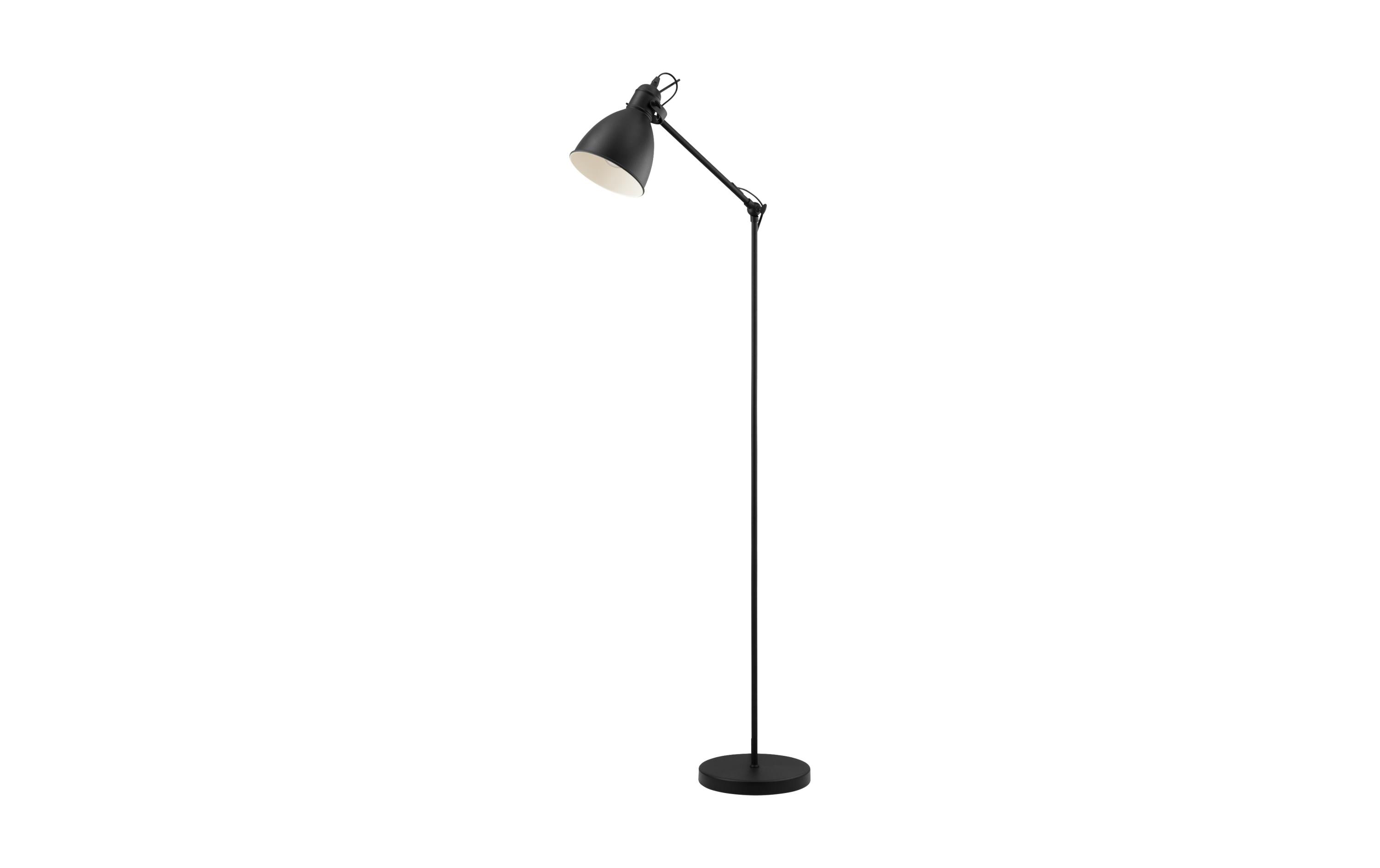 905263 - Mediatech EGLO PRIDDY Stehleuchte schwarz, weiss Trend & Vintage / exkl. 1x E27 40W