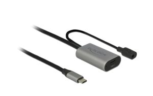905663 - Mediatech Delock USB 3.1, Type-C zu Type-C aktives Verlängerungskabel, 5 m, DC kaufen Schweiz | Mediatech.ch