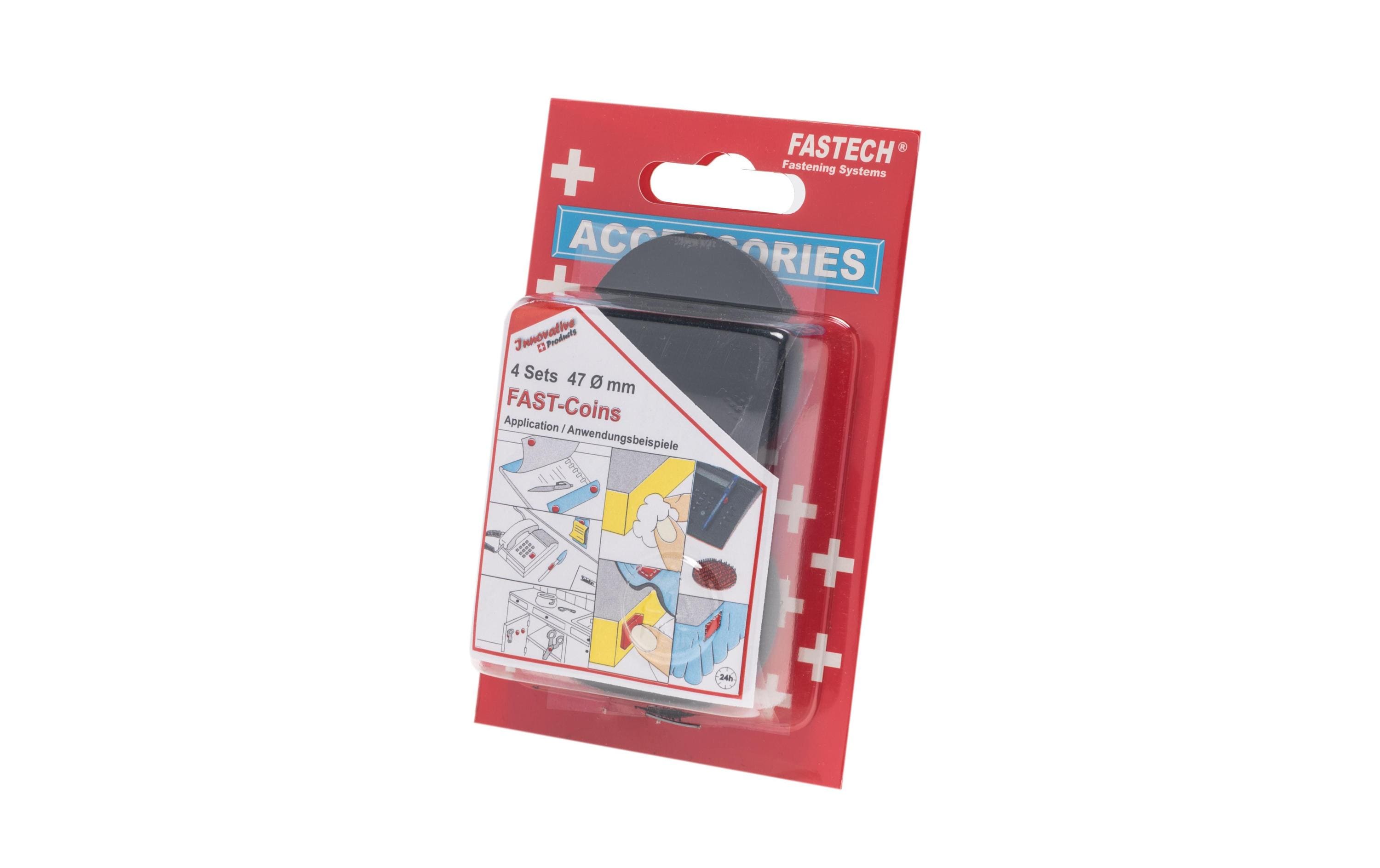 906382 - Mediatech FASTECH 4 SETS FAST-COINS PS-A69 HM BLACK 47 MM kaufen | Mediatech.ch