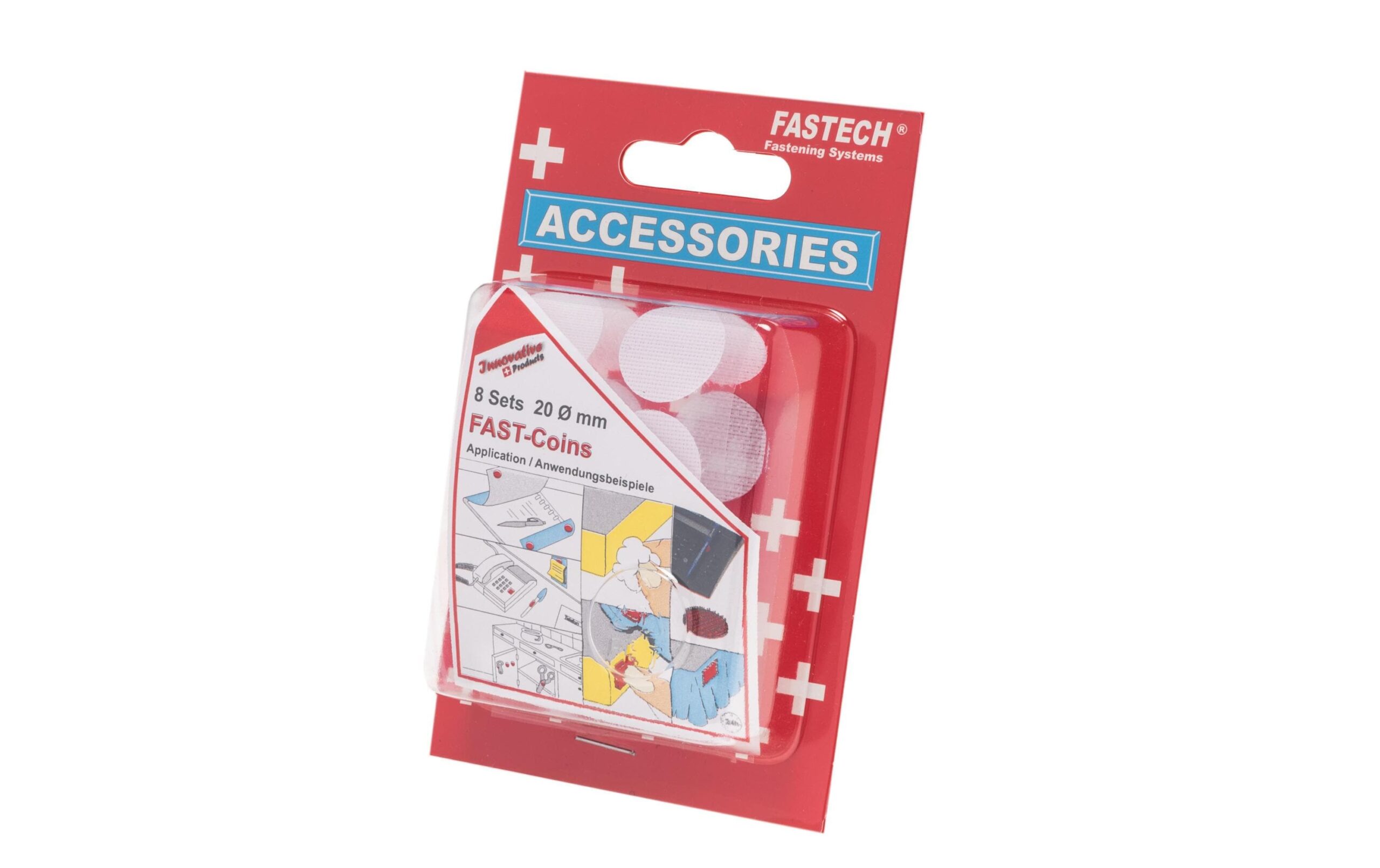906383 - Mediatech FASTECH 8 SETS 20 MM FAST-COINS SKL HM WHITE kaufen | Mediatech.ch