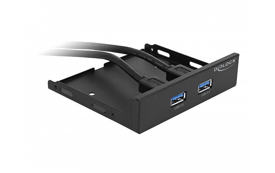 909129_1 - Mediatech Delock 2x USB 3.0 Hub Front Panel Pfostenbuchse