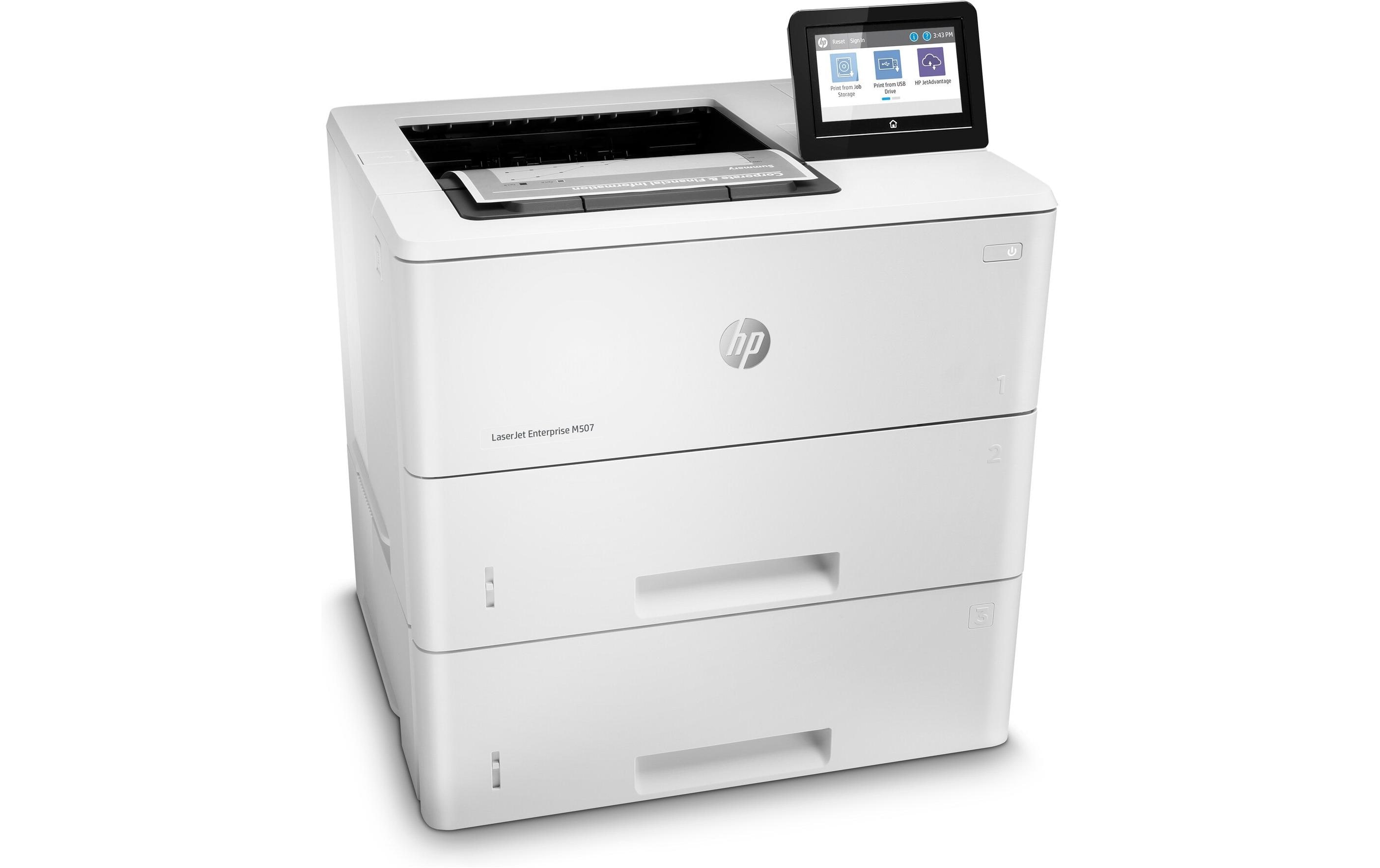 913249_1 - Mediatech HP LaserJet Enterprise M507x A4, USB 2.0, LAN, WLAN, Air-/ePrint