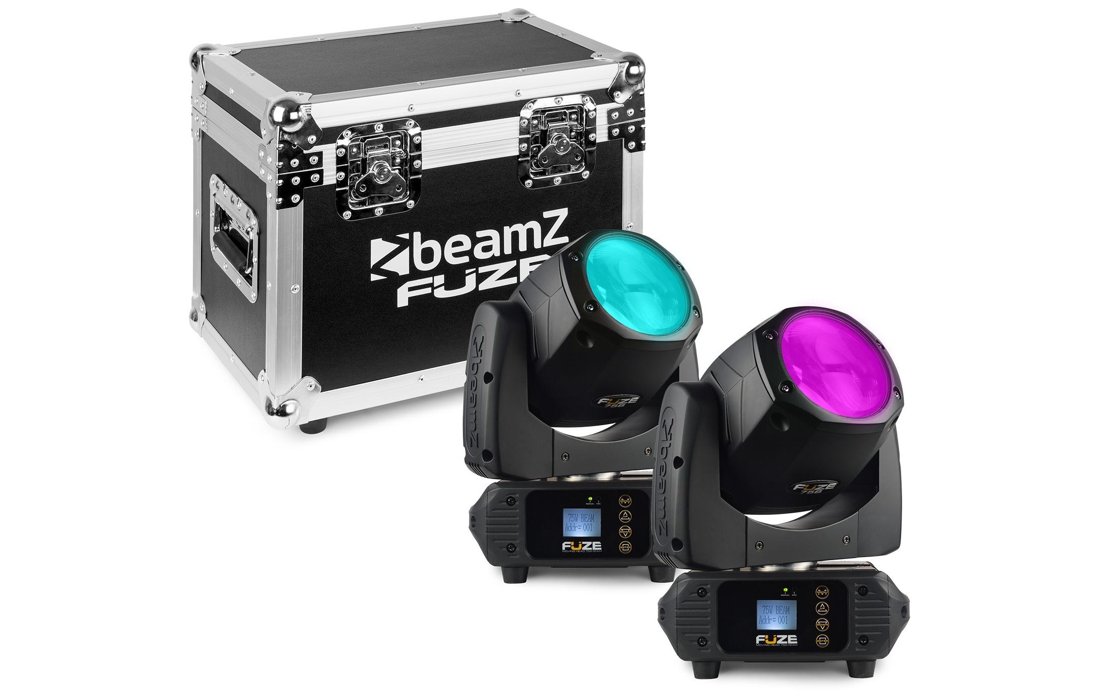 BeamZ Fuze75B Beam Set 2 x Moving Head in Flightcase kaufen Schweiz | Mediatech.ch