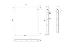 Multibrackets Ceiling Mount Pro OM55N-D für Samsung OM55N-D