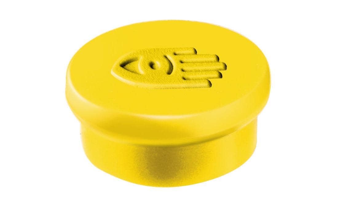 917891 - Mediatech Legamaster Haftmagnete 10mm gelb 10 Stk. Haftkraft ca. 150g