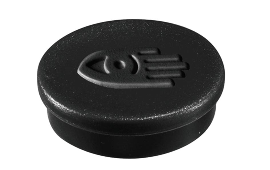 917893 - Mediatech Legamaster Haftmagnete 20mm schwarz 10 Stk. Haftkraft ca. 250g