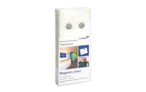 917942 - Mediatech Legamaster Haftmagnete für Glasboard 6 Stk. Silber kaufen Schweiz | Mediatech.ch