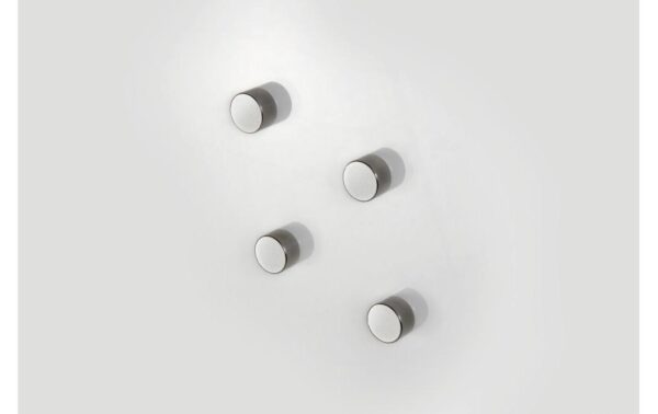 917942_2 - Mediatech Legamaster Haftmagnete für Glasboard 6 Stk. Silber