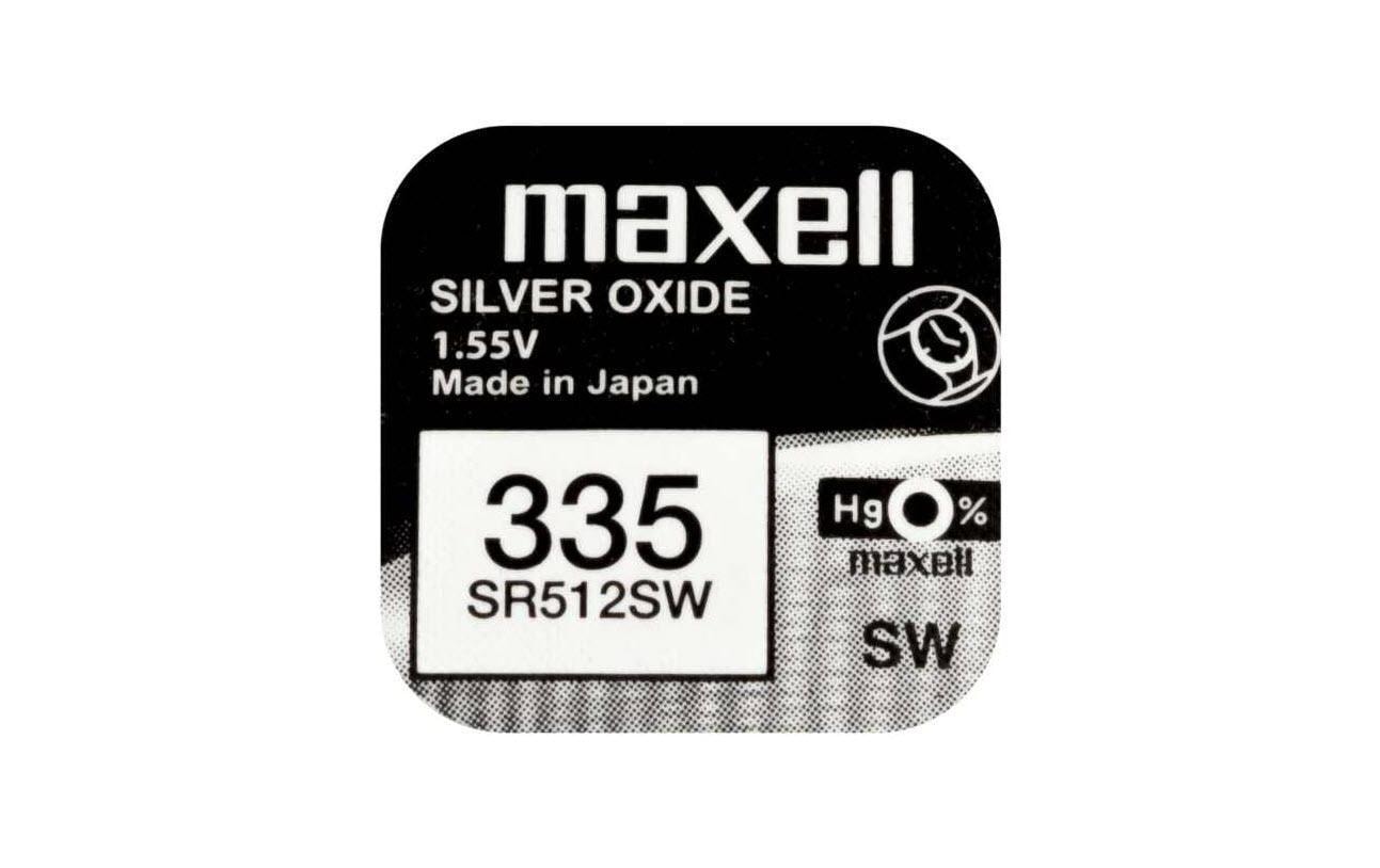 920140 - Mediatech Maxell Knopfzelle SR512SW, 10er Pack vergl. V335