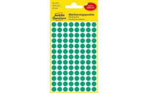 Avery Zweckform, Klebepunkte 8 mm Grün Durchmesser 8mm, 4 Bogen/416 Etiketten kaufen Schweiz | Mediatech.ch