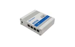 Teltonika WLAN-AC Industrierouter RUTX10 300/876Mbps Wave2, 4x GE, Quadcore, BLE, VPN