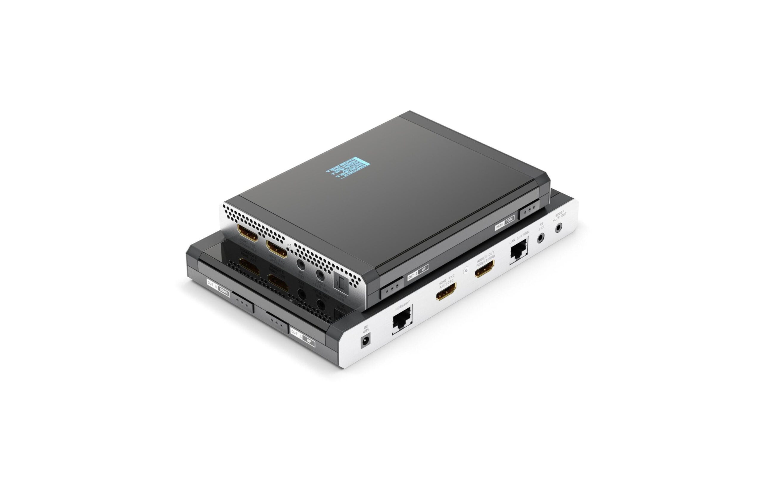 944051 - Mediatech HDFury Maestro inkl. RX HDBT>2HDMI Matrix Switcher 4x2, HDMI>HDMI/HDBT, Scaler