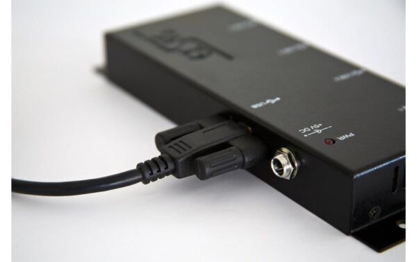 94934_2 - Mediatech EXSYS EX-1166HMV, 4x USB 2.0, verschraubbar metall, inkl. Netzteil