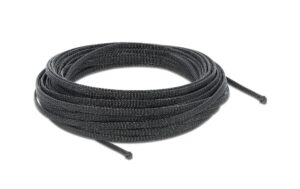 Delock Geflechtskabelschlauch, 10mx3mm, sw dehnbar, schneidbar, hitzebeständig