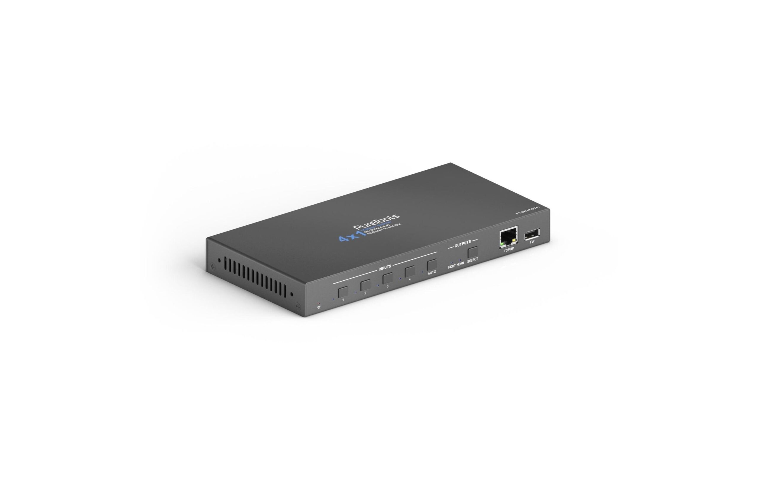 959454 - Mediatech PureTools PT-SW-HDBT41 Switch 4x1 HDBaseT, HDMIOut, 4K kaufen Schweiz | Mediatech.ch