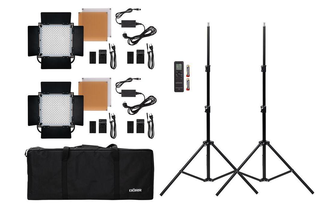 962366 - Mediatech Dörr LED Video Light DLP-1000 Kit Bi-Color kaufen Schweiz | Mediatech.ch