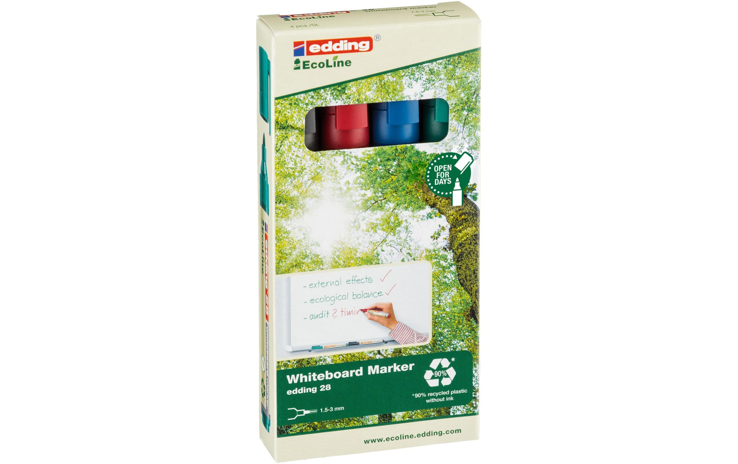 966567 - Mediatech Edding Boardmarker 28 E-4 EcoLine assortiert kaufen Schweiz | Mediatech.ch