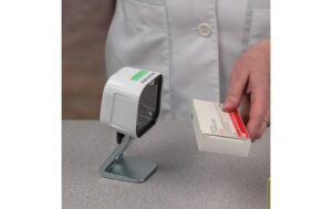 968808_2 - Mediatech Barcodescanner Datalogic Magellan 1500i inkl. KippStand, Magnet, USB-Kabel, White