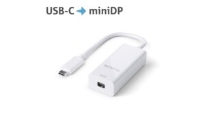 973561_1 - Mediatech PureLink Premium Adapter USB Typ-C-Mini DP 4K bis 60Hz, Mini Displayport, 10cm, Weiss