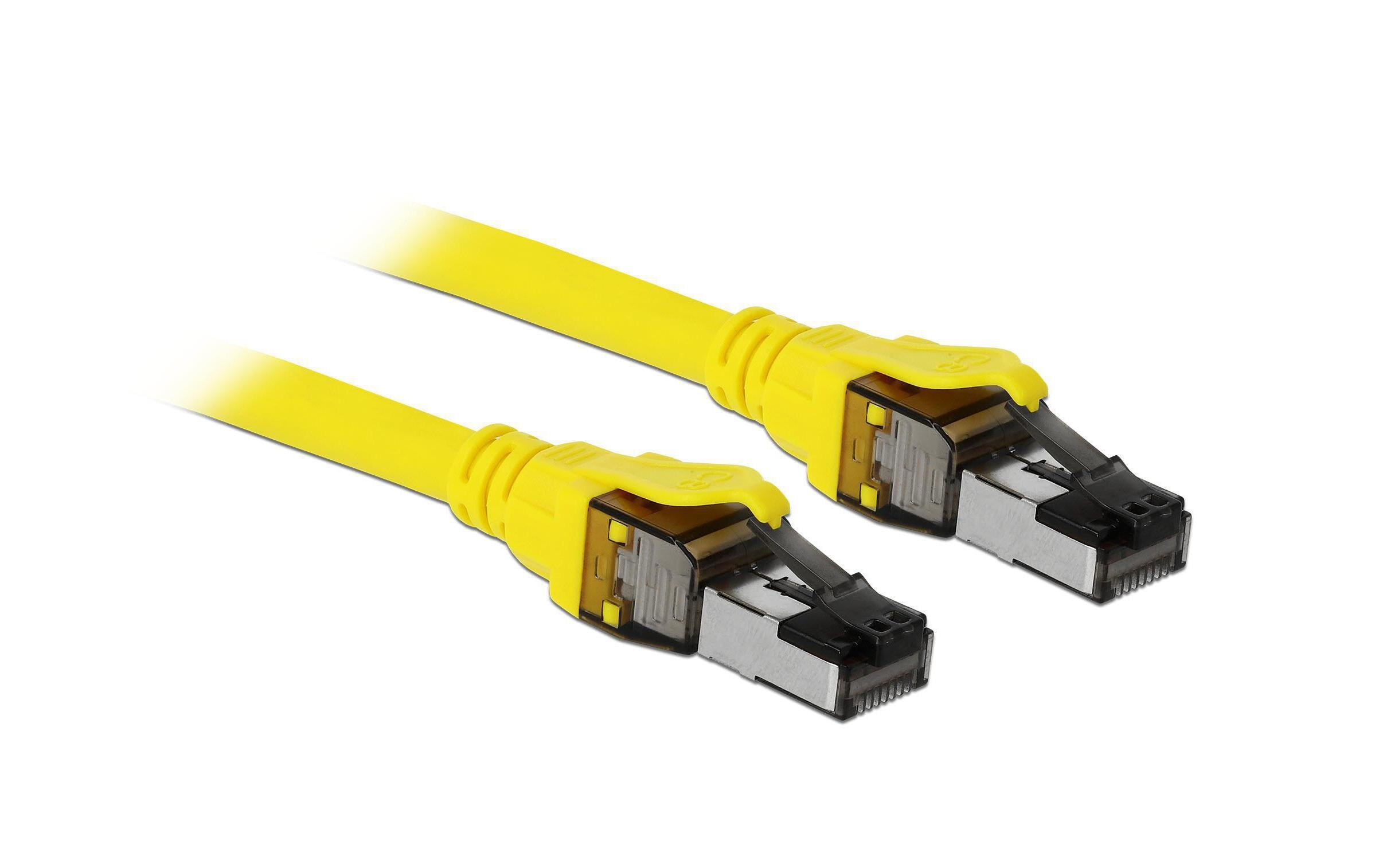 977999 - Mediatech Delock Patchkabel: S/FTP, 3m, Gelb Cat.8.1, LS0H, 7.5mm, 40 Gbps
