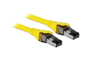 Delock Patchkabel RJ-45 - RJ-45, Cat 8.1, S/FTP, 5 m, Gelb