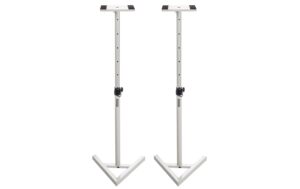 Bemero SMS-9040WH Studiomonitorstativ Paar Für Nahfeldmonitore, Höhe: 690-1300mm, Paar