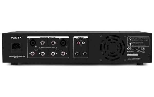 Vonyx VPA300 Endstufe 2x 150W MP3, BT, USB