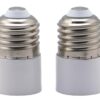 STEFFEN LED Zubehör Adapterfassung E27 - E14 weiss, 2er Set