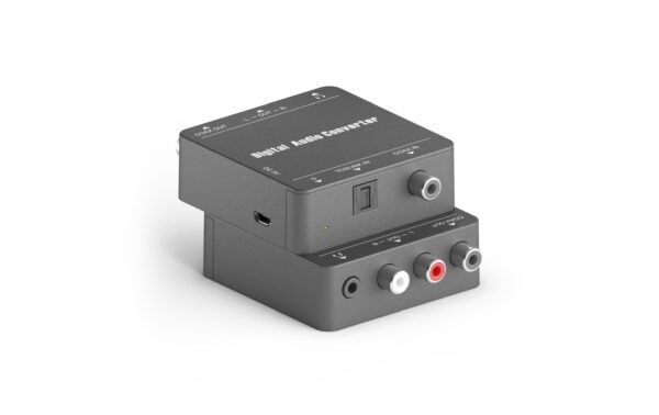 PureTools PT-C-DAC Audio Konverter, Koax/Toslink>Cinch/3,5mm