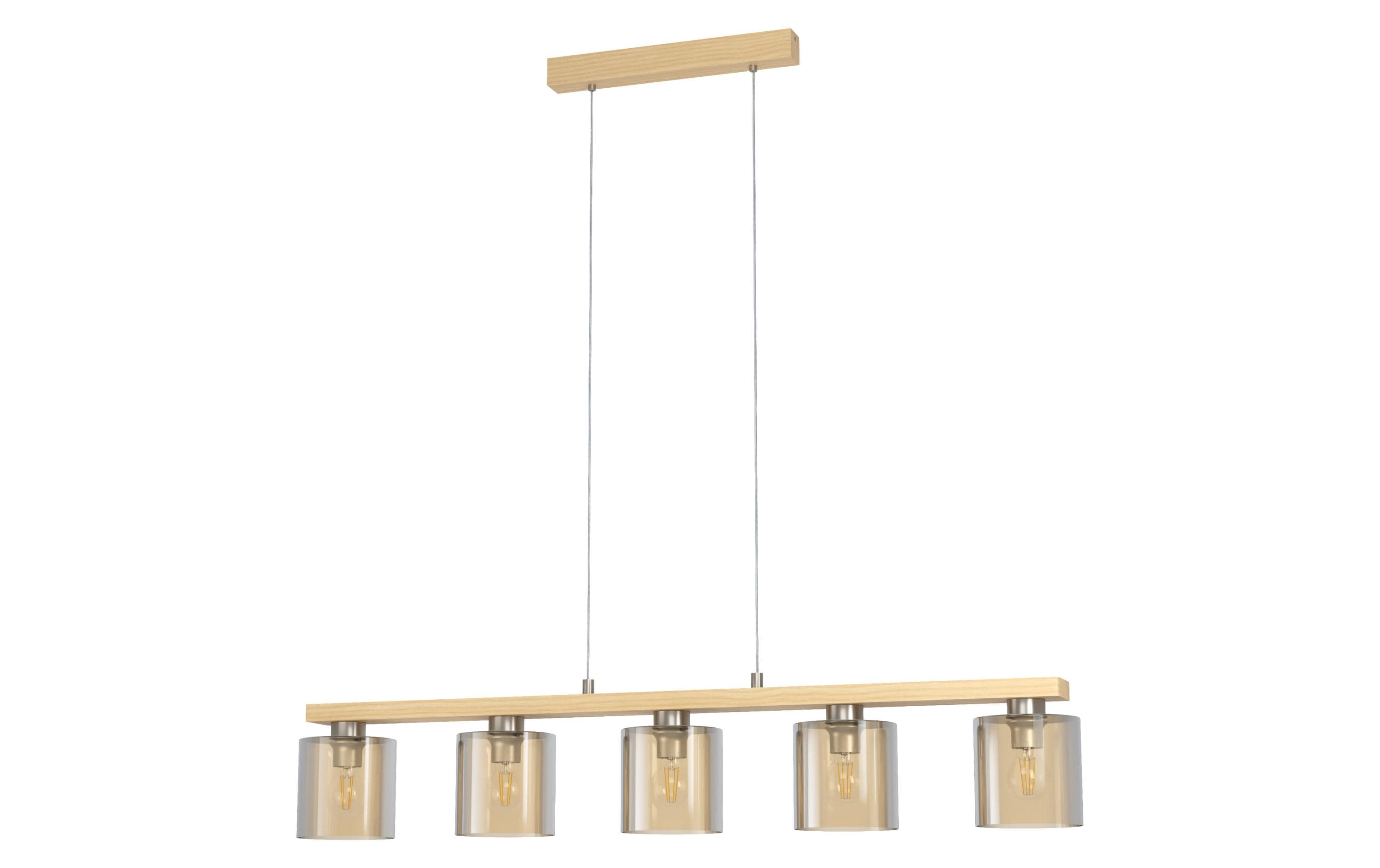 993355 - Mediatech EGLO CASTRALVO 5 Hängeleuchte braun, amber EGLO / exkl. 5x E27 28W kaufen Schweiz | Mediatech.ch