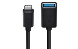 998581_1 - Mediatech Belkin Adapter USB-C- USB-A 14cm weiss