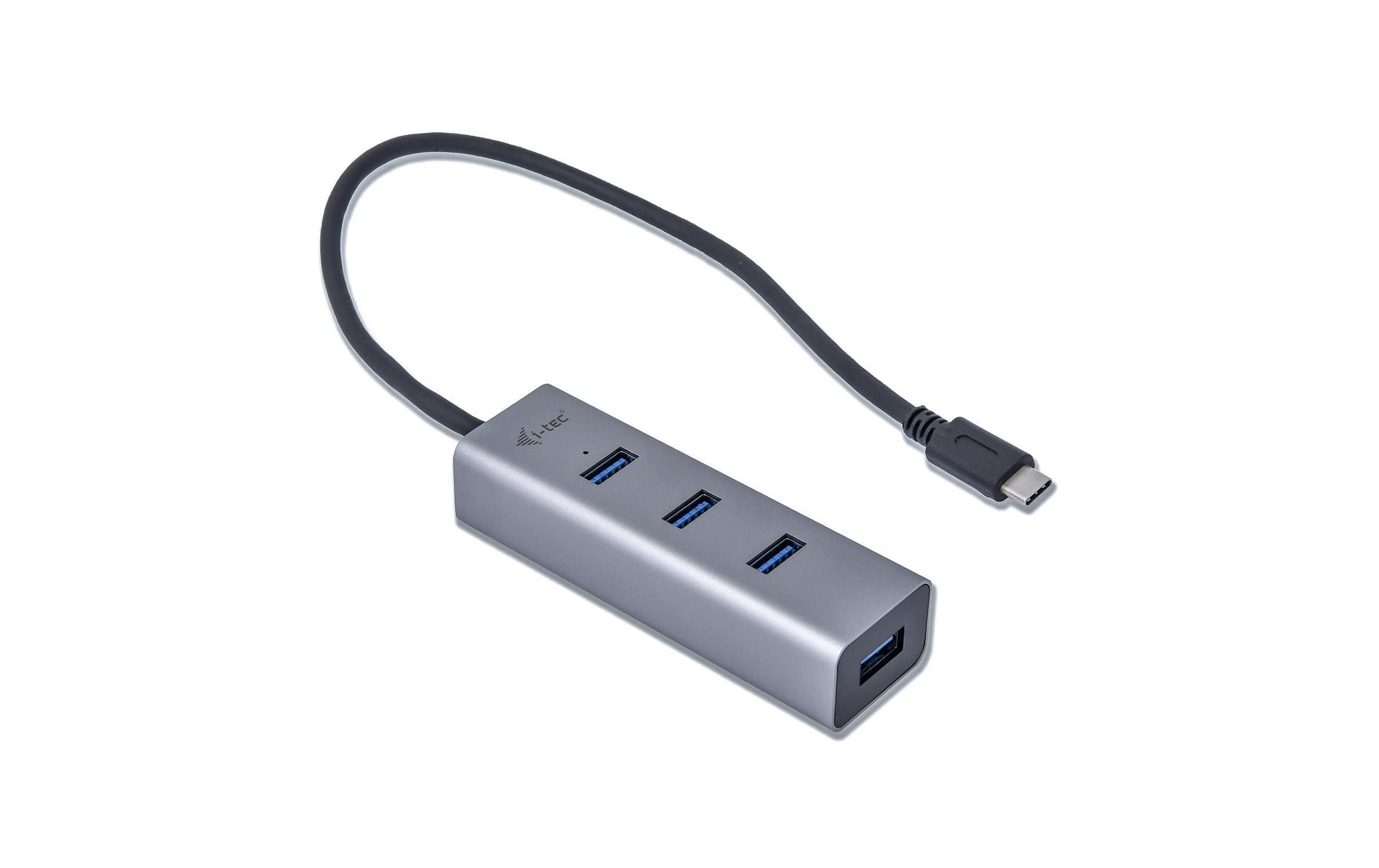 999899_1 - Mediatech Itec USB-C Metal Hub 4Port w/o Power Adapter