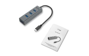 999899_3 - Mediatech Itec USB-C Metal Hub 4Port w/o Power Adapter